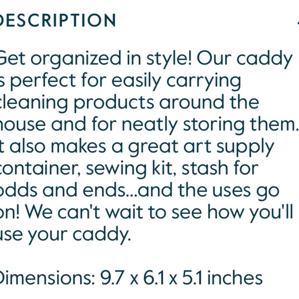 Grove Collaborative Caddy - Picture 6 of 6